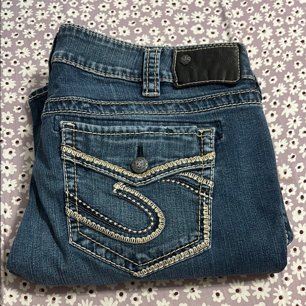 Y2K Silver Jeans Suki Mid Slim Bootcut